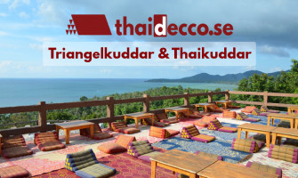 Triangle Pillows Thai Cushions Thai Sun Bed Exotic Floor