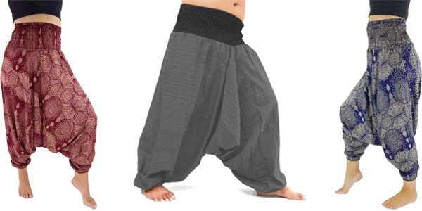 Harem pants for women and men from Thailand