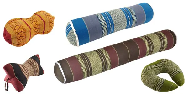 Neck support and bolster cushions from Thailand