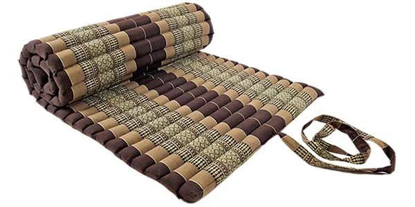 Rollable mattress with kapok filling from Thailand