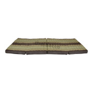 Vikmadrass 190x80cm brun-beige med kapok