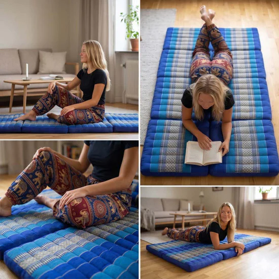 Handmade kapok mattress from Thailand – Durable, comfortable and easy to use