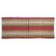 Red-green folding kapok mattress 190x80 cm in folded position