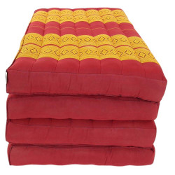 Utfällbar thaigolv-madrass 190x80cm - Handgjord och ergonomisk