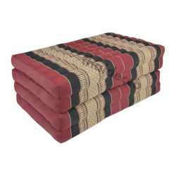 Thailändsk golvmadrass 190x80cm med kapok - Vikbar & utfällbar