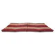 Red Thai folding floor mattress 190x80 cm with natural kapok