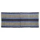 Black and blue folding floor mattress 190x80 cm with elephant pattern