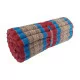 Floor mattress / Roll up model 180x75x5cm - Red/Blue