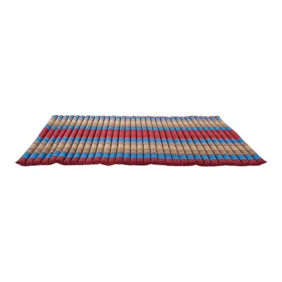 Floor mattress / Roll up model 180x75x5cm - Red/Blue
