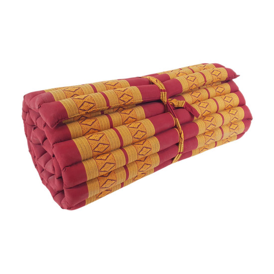 Floor mattress / Roll up model 180x75x5cm - Red / Gold