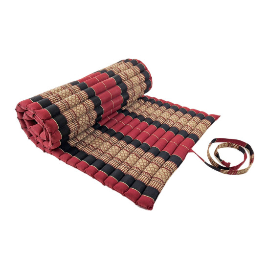 Floor mattress / Roll up model 180x75x5cm - Red / Black