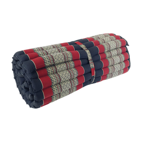 Floor mattress / Roll up model 180x75x5cm - Black/Red