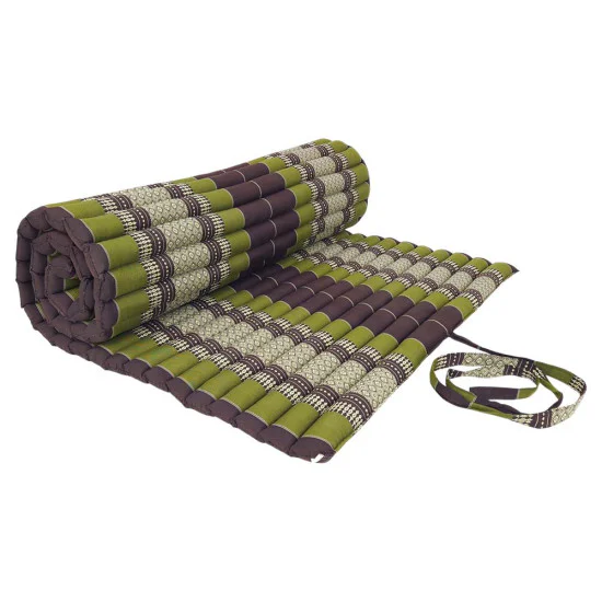 Handmade kapok mattress – Easily rolls up for convenient storage