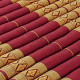 Floor mattress / Roll up model 200x180x5cm in color red and gold