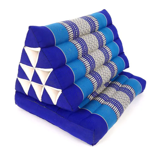 Thaikudde Blå & Vit - En sittdyna - Outlet