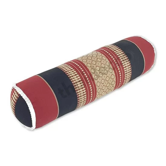 Bolster / Stoppad rullkudde 55cm - Röd/Svart