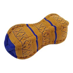 Nackstödskudde Papaya - Blå/Guld