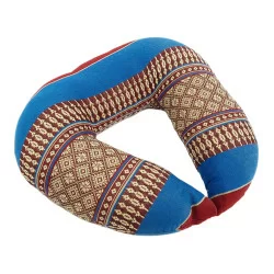 Nackstödskudde Ring - Röd/Blå