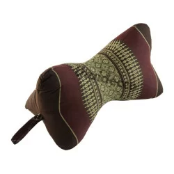 Nackstödskudde Timglas - Brun/Röd