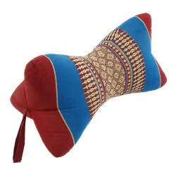 Nackstödskudde Timglas - Röd/Blå