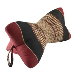 Nackstödskudde Timglas - Röd/Svart