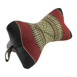 Nackstödskudde Timglas - Svart/Röd