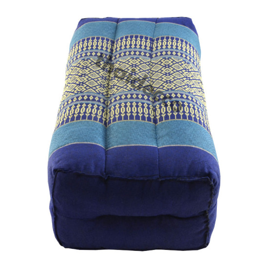 Block pillow 36x18x12cm - Blue/White