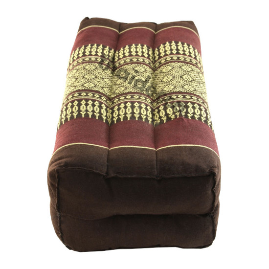 Block pillow 36x18x12cm - Brown/Red