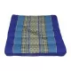 Sitting floor cushion 39x39x5cm - Blue/White