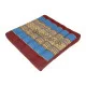 Sitting floor cushion 39x39x5cm - Red/Blue