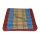 Sitting floor cushion 39x39x5cm - Red/Blue