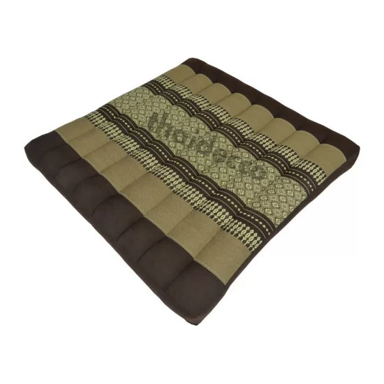 Sitting floor cushion 50x50x5cm - Brown/Beige