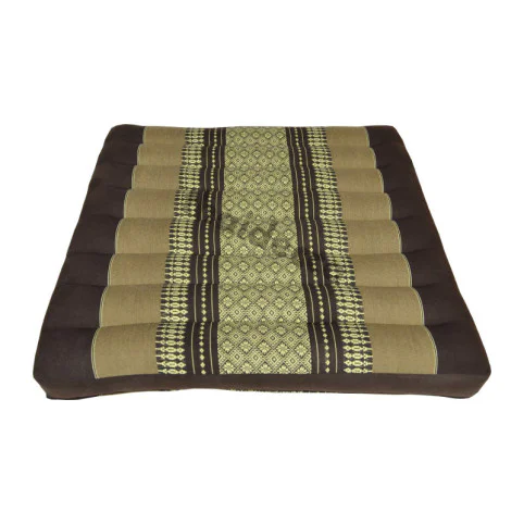 Sitting floor cushion 50x50x5cm - Brown/Beige