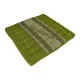 Sitting floor cushion 50x50x5cm - Green/White