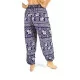 Aladdin Pants Purple with Elephant Print