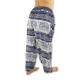 Aladdin Pants Elephant Design - Dark Blue