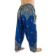 Aladdin Pants Peacock Flower - Blue