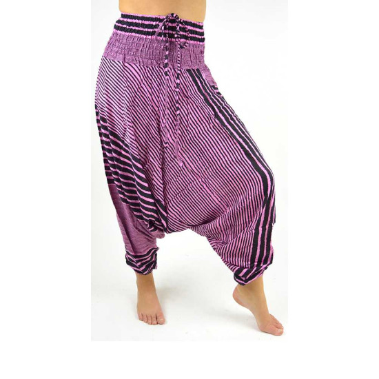 Harem Pants Stripes - Pink
