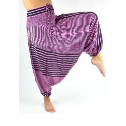 Harem Pants Stripes - Pink