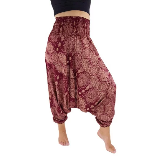 Harem Pants Water Drops - Red