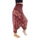 Harem Pants Water Drops - Red