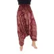 Harem Pants Water Drops - Red