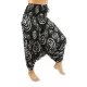 Harem pants Spiral - Black