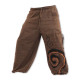 Aladdin pants - Heavy cotton - Brown