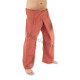 Fisherman Pants Cotton XL - Red-Brown