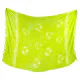 Light green sarong with white seahorses