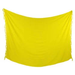 Sarong - Enfärgad klargul färg