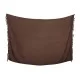 Brown sarong in plain color for beach, pool and sea