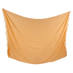 Enfärgad sarong i persikofärgad färg