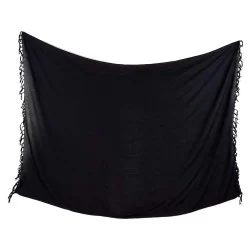 Sarong - Black plain color